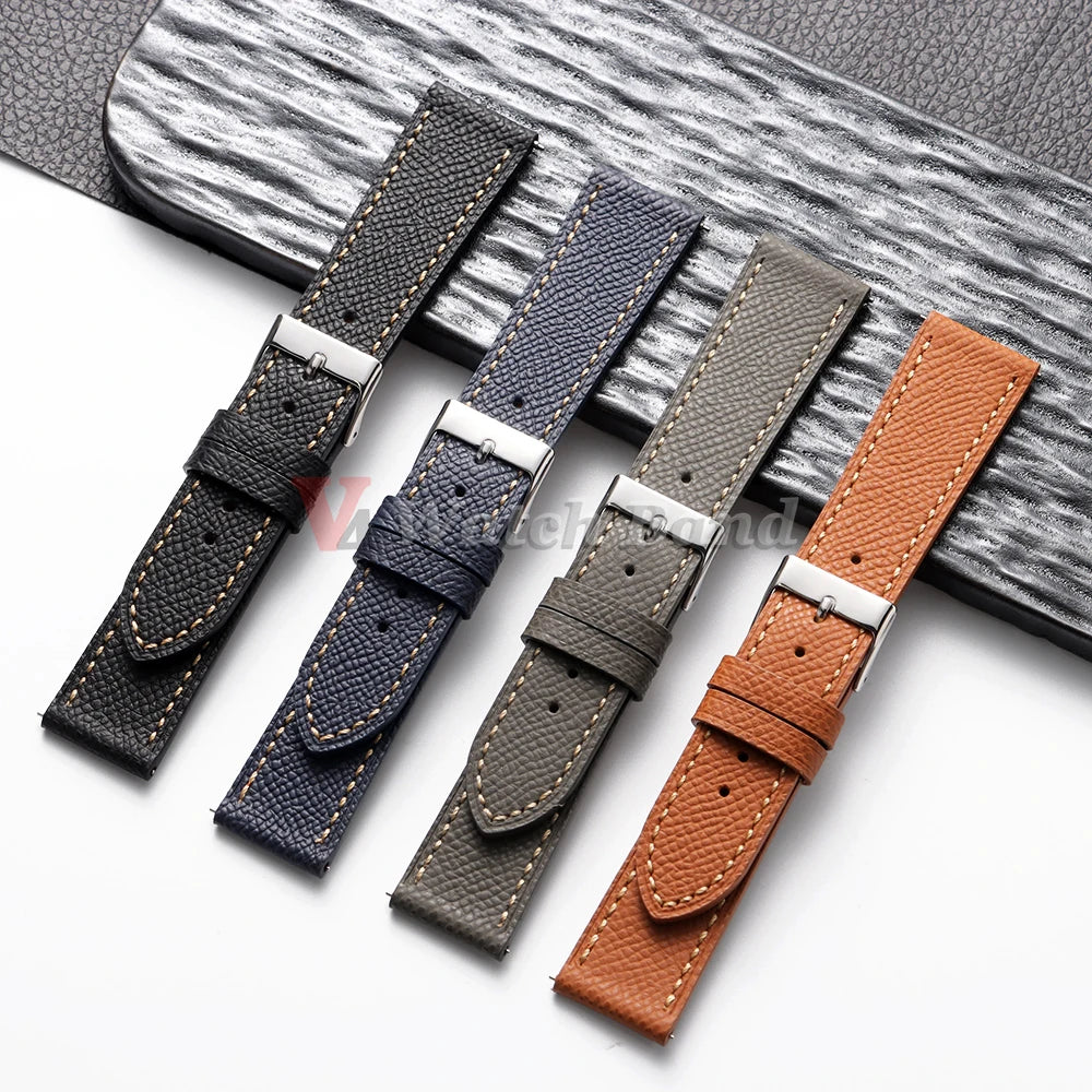 19mm 18mm 20mm 22mm Genuine Cowhide Strap for Seiko Watch Band Vintage Leather for Omega for Huawei Gt4 Bracelets Wrist Belt