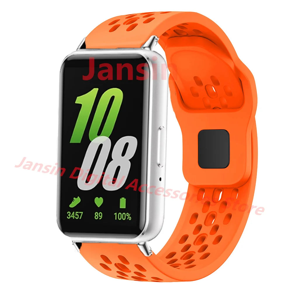 Silicone Band For Samsung Galaxy Fit 3 Strap Sport Wristband Correa For Samsung Galaxy Fit3 Bracelet Accessories Watchband