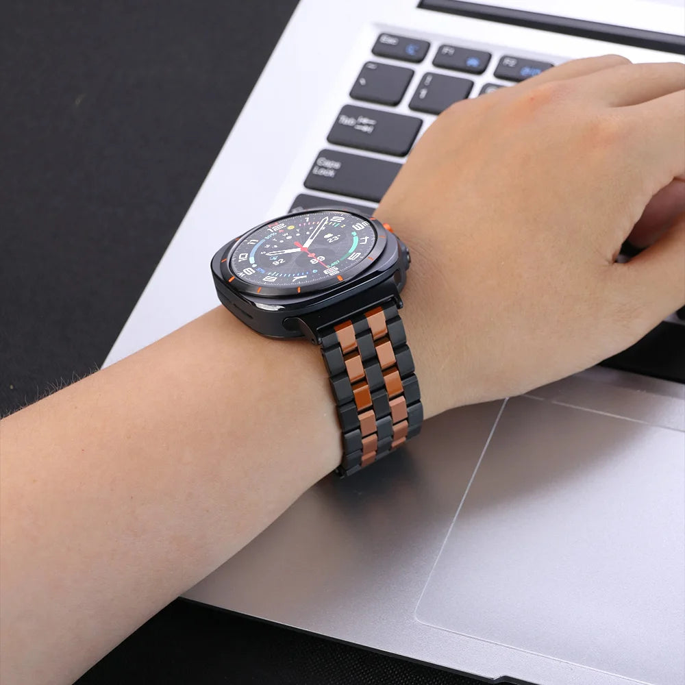 For Samsung Galaxy Watch Ultra Band Stainless Steel Bracelet For Galaxy Watch Ultra 47mm Correa Metal Business Watchband