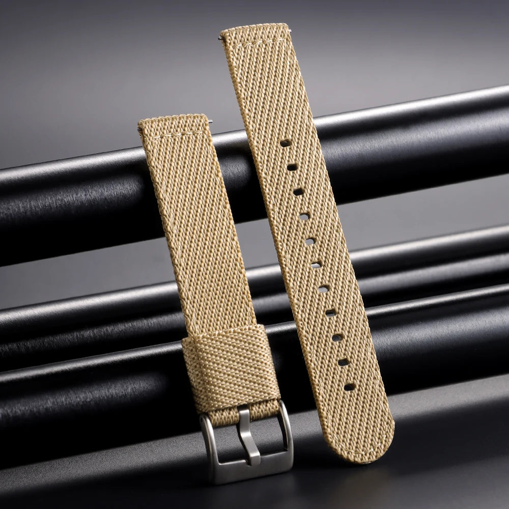 Nylon Strap 20m 22mm for Tudor for Omega Watch Band Woven Canvas Fabric Band for Seiko Men Military Sport Quick Release Bracelet