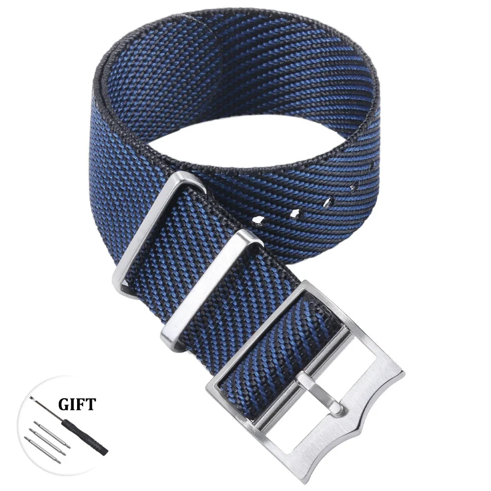 Premium Nylon Watch Band for Rolex for Tudor Army Military Strap for Seiko Fabric Canvas Bracelet Men Sport Wristband 20mm 22mm