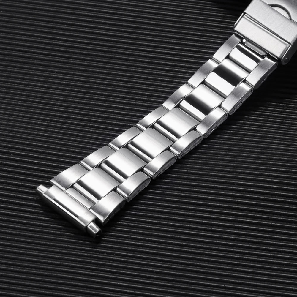 16-22mm Stainless Steel Strap for Seiko for Universal Smart Watch Band Women Men Watchbands Fashion Adjustable New Bracelet