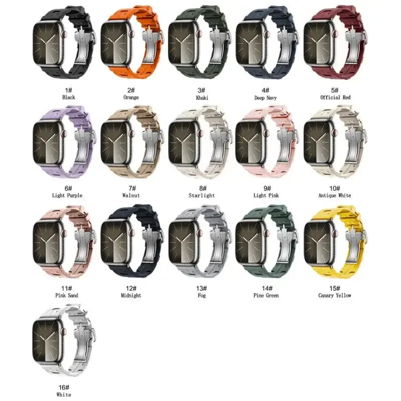 Kilim Single Tour Strap For Apple Watch 11 46 42mm Silicone Bracelet Band For Iwatch 10 9 8 se 49/45mm Sport Wristband Accessory