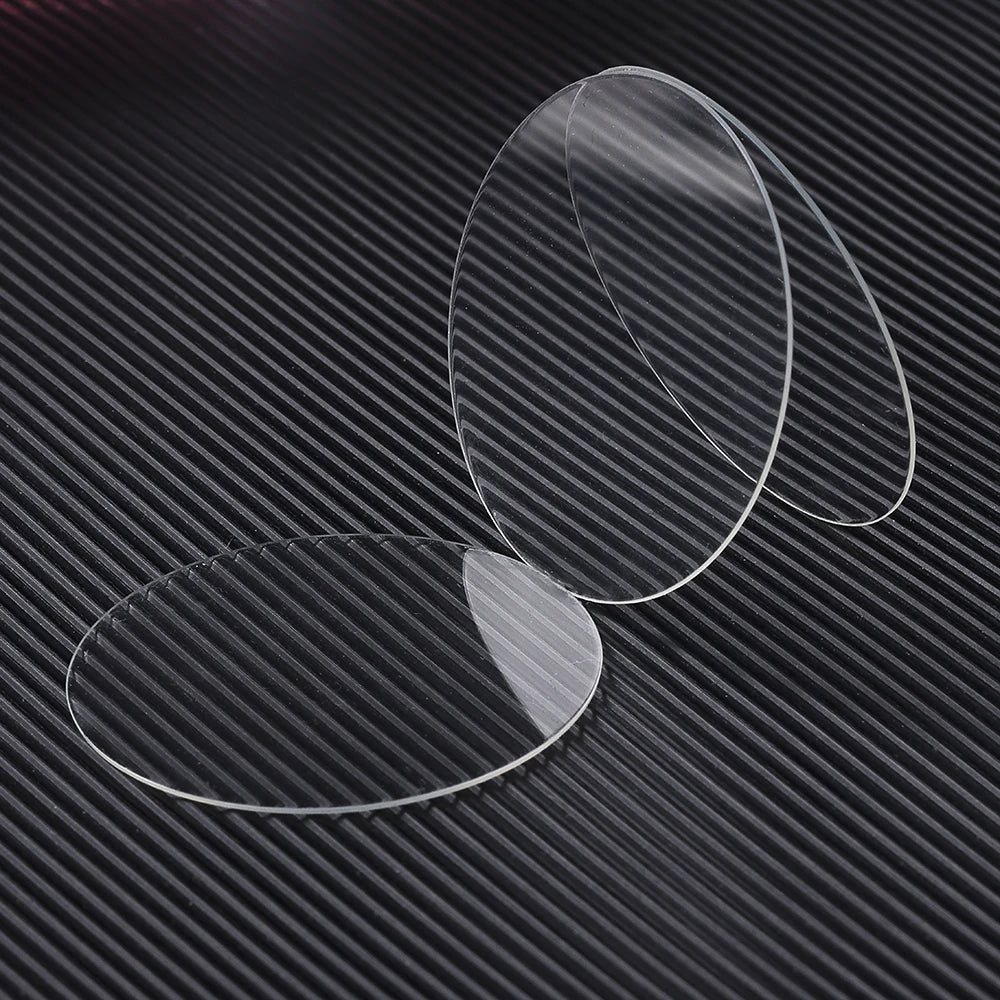 2pcs Watch Glass 28-42mm Diameter Watch Repair Tools Smart Watch Replacement Glass Crystal Lens Round Watch Tempered Film