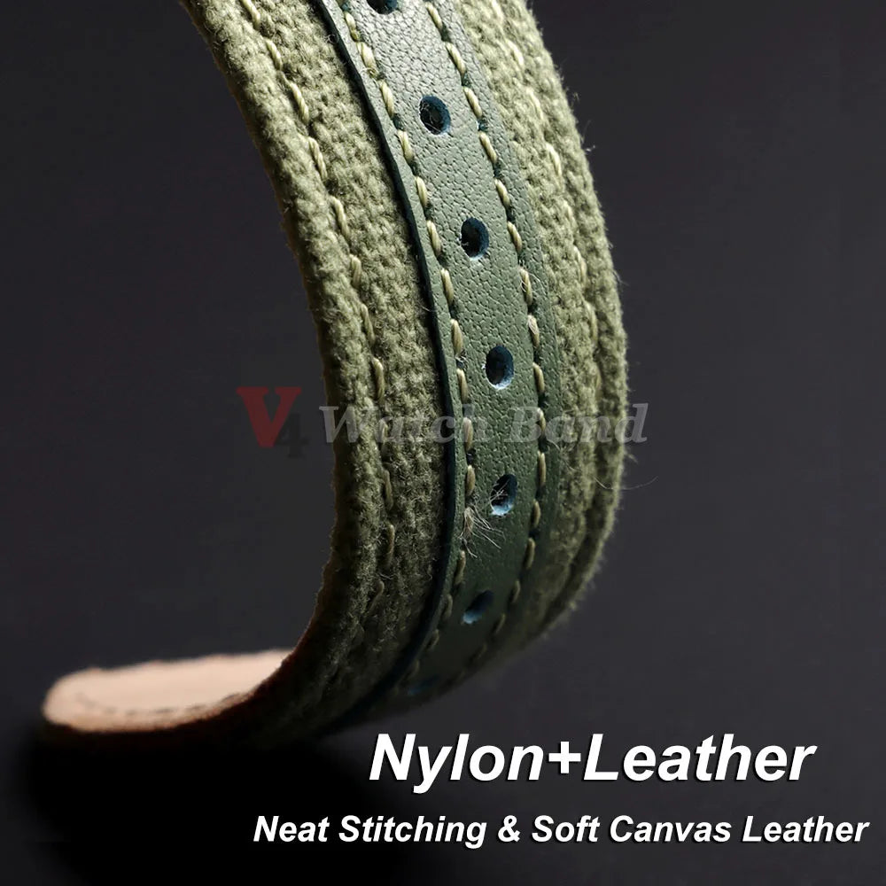 20mm 22mm Nylon Watch Band for Seiko Army Military Canvas Woven Nylon Strap Women Men Sport Watch Bands Quick Release Wristband