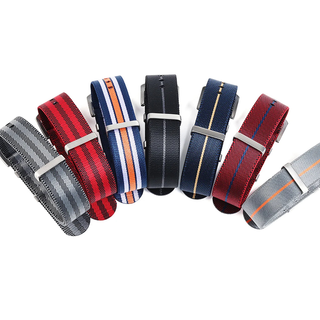 High Density Nylon Watch Band for Omega Bracelet for Huami Amazfit GTS for Seiko for Tudor Military Strap for Samsung Galaxy