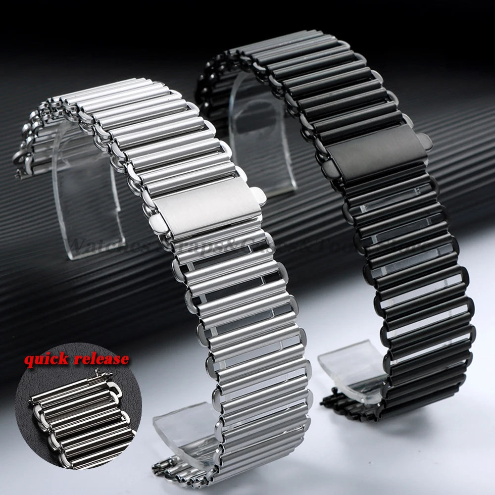18mm 20mm 22mm Quick Release High Quality Stainless Steel Watch Strap for Huawei WatchGT4/GT5 Universal Men Bracelet Accessories