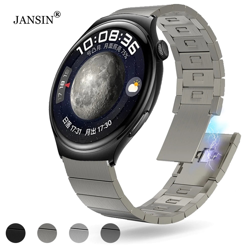 Metal Magnetic Band for Huawei Watch 4 Pro Stainless Steel Strap For Huawei Watch 4 Pro Luxury WatchBand Replacement Accessories