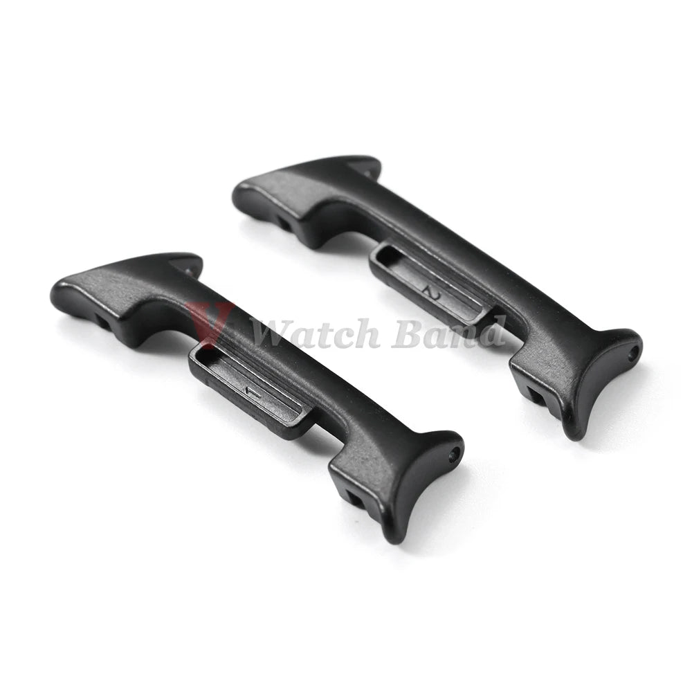 1Pair Watchband Connectors for Samsung Galaxy Watch 8 Ultra Metal Adapters Stainless Steel Bracelets Link Attachment Replacement