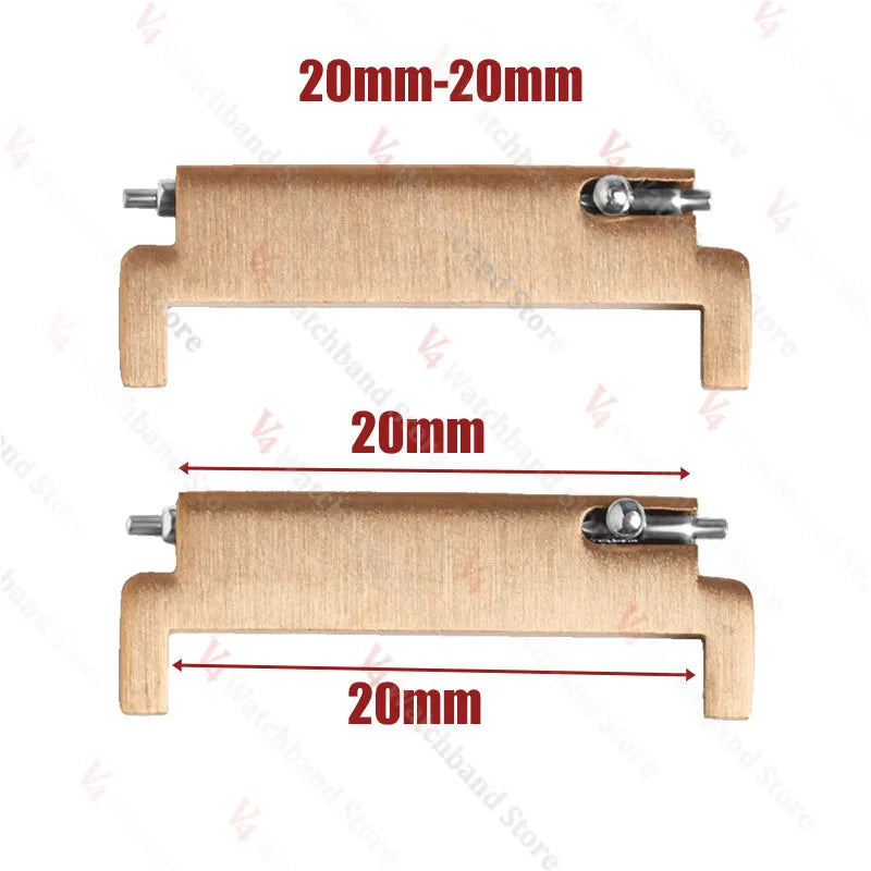 1 Pair Watch Strap Adapter 18mm To 20mm 22mm,20mm To 18/20/22mm,22mm To 22mm Quick Release Pins Connectors Watchband Accessories