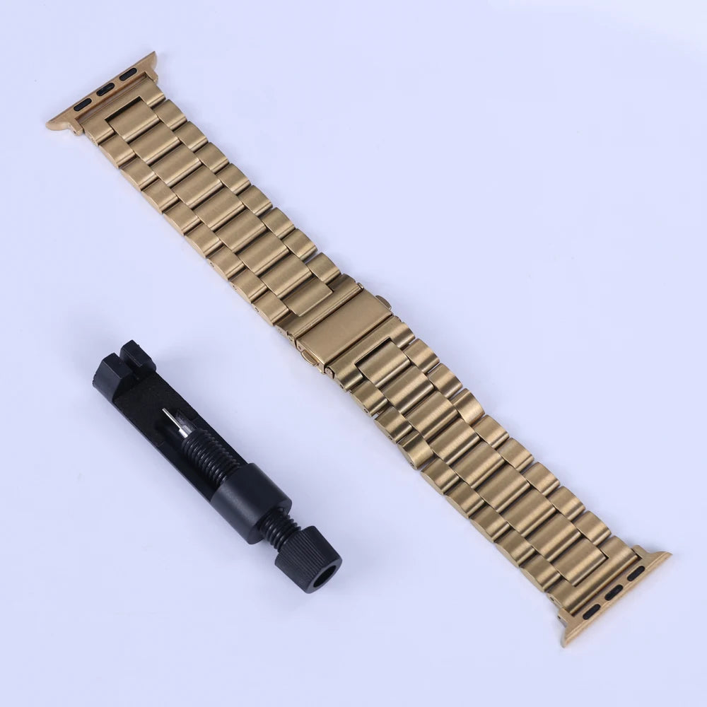 For Apple Watch 10 46mm Strap Stainless Steel Wristband Accessories Correa For Iwatch 10 9 8 Ultra 49mm 42/44/38mm Metal Band