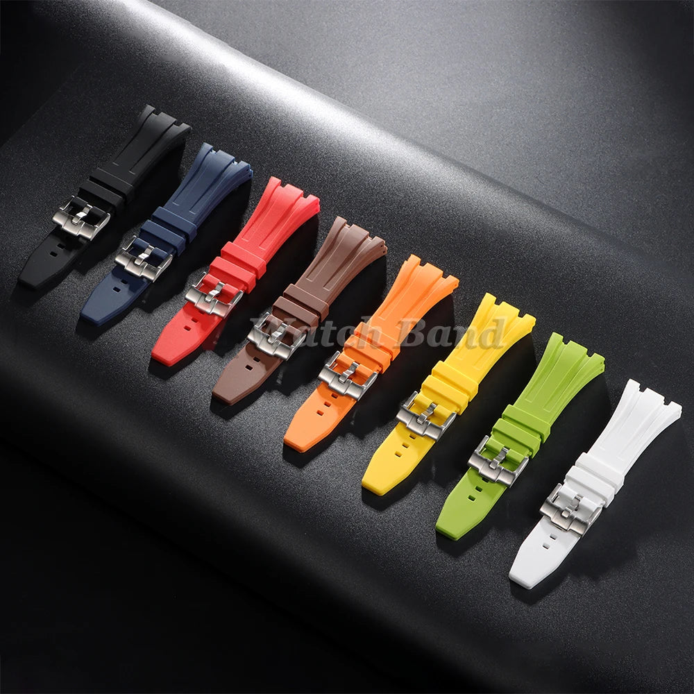 27/28/30mm Silicone Watchband for AP for royal oak offshore Replacement Bracelet Wristband for 15703 Sports Waterproof Straps