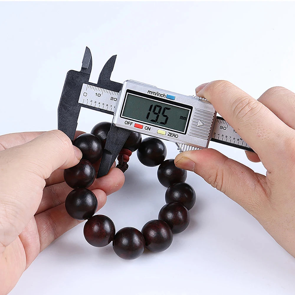 100mm 150mm Watch Electronic Digital Caliper Carbon Fiber Dial Vernier Play Caliper Vernier Ruler ForWatch Repair Measuring Tool