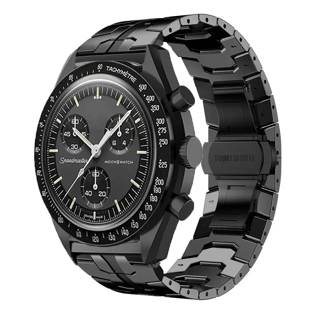 Metal Strap For Omega X Swatch Joint MoonSwatch Stainless Steel Business Bracelet For Amazfit GTS 3 4 4mini Wristband Accessory