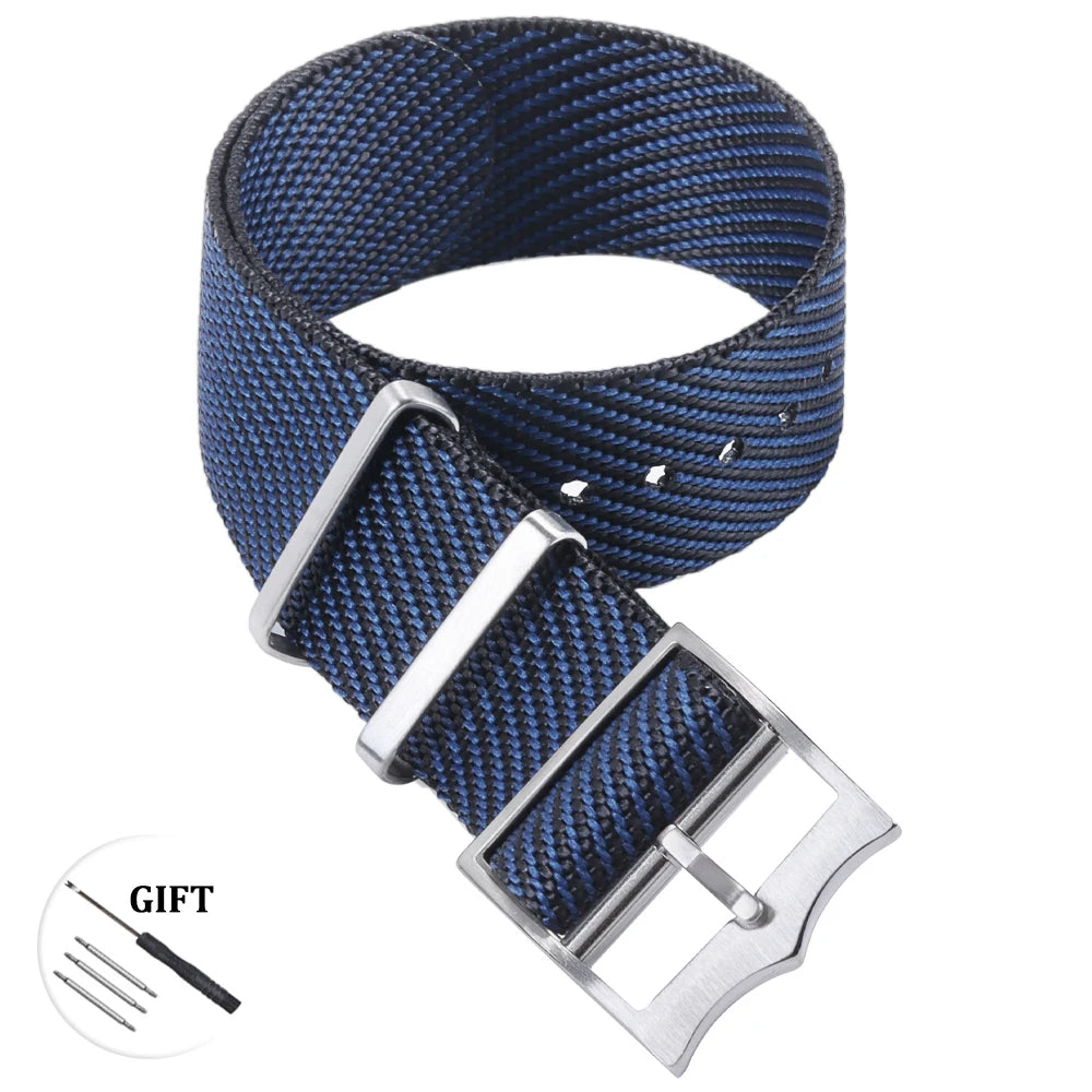 Premium Nylon Watch Band for Rolex for Tudor Army Military Strap for Seiko Fabric Canvas Bracelet Men Sport Wristband 20mm 22mm