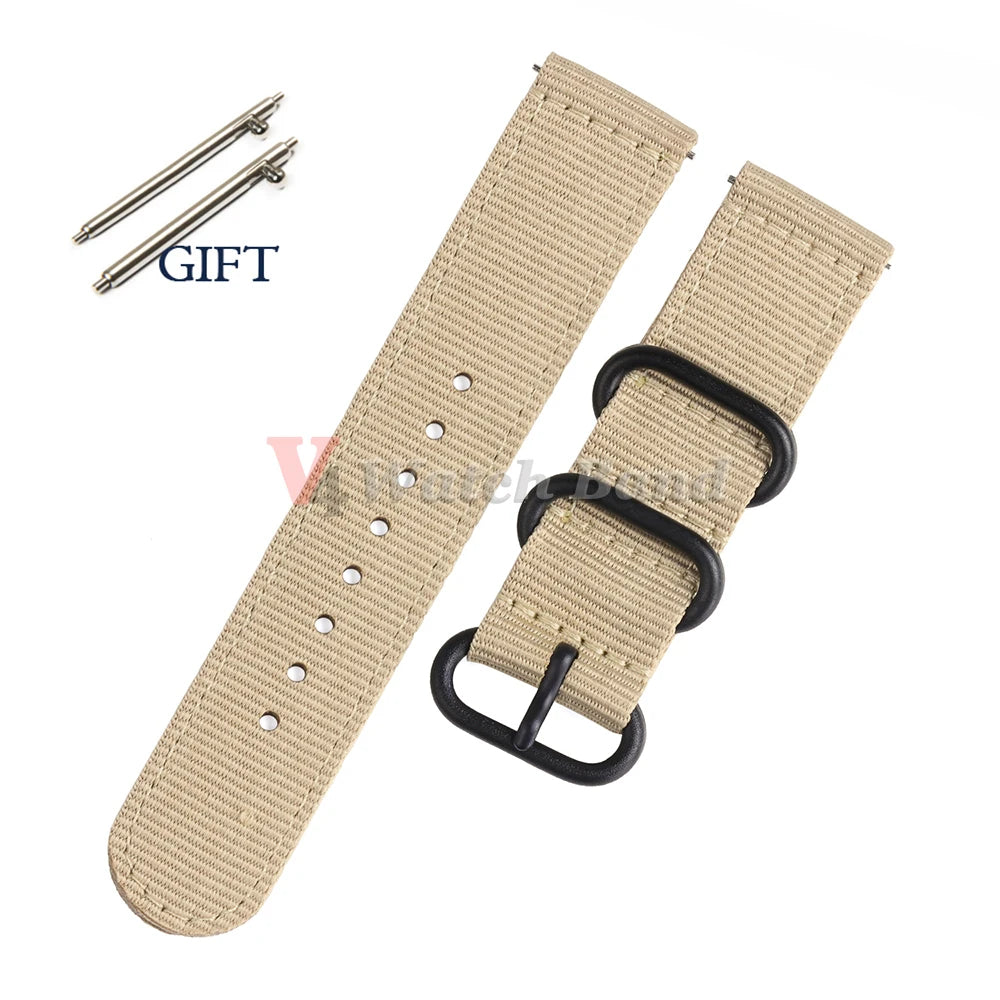 18/20/22/24mm Straps for Tudor Durable Nylon for Omega Canvas Fabric Band for Seiko Men Military Sport Quick Release Bracelet