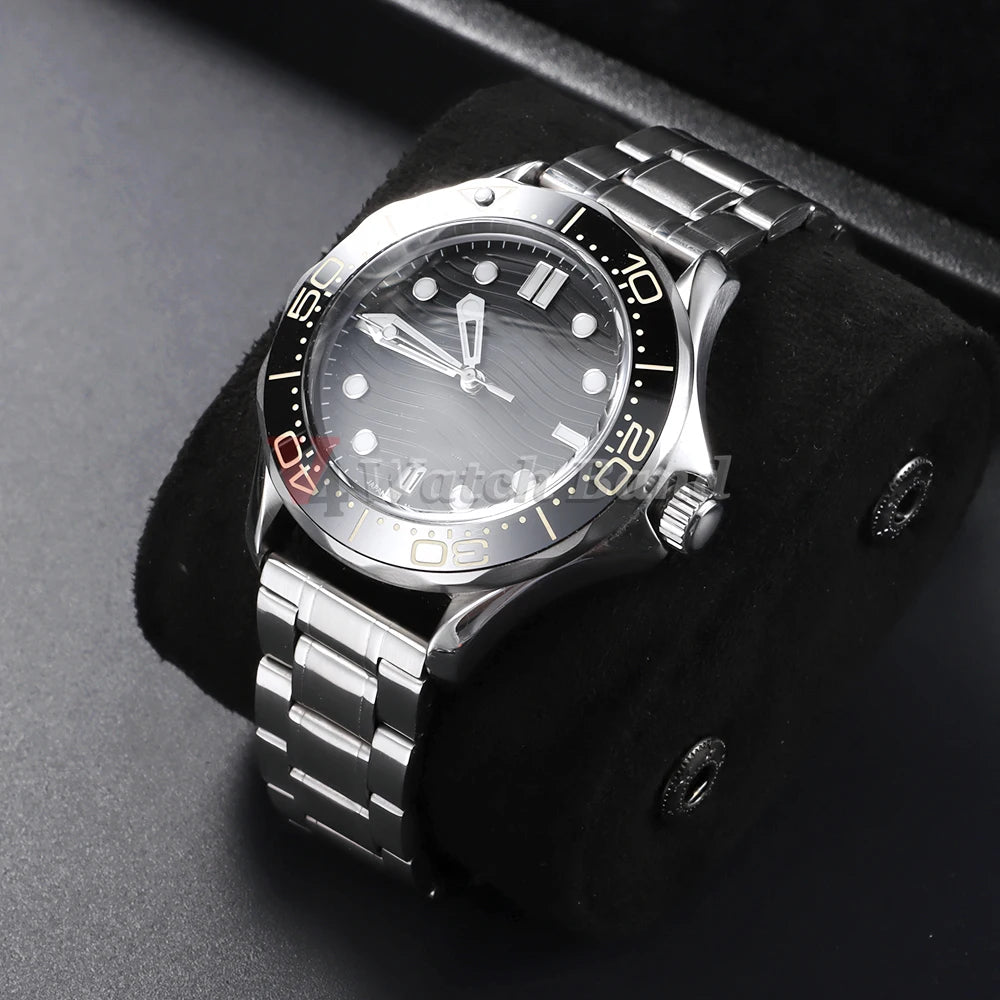 Universal Adjustable Watchband for Rolex Diving Metal Belt Bracelet for Omega 18/20/22mm Solid Stainless Steel Strap for Seiko