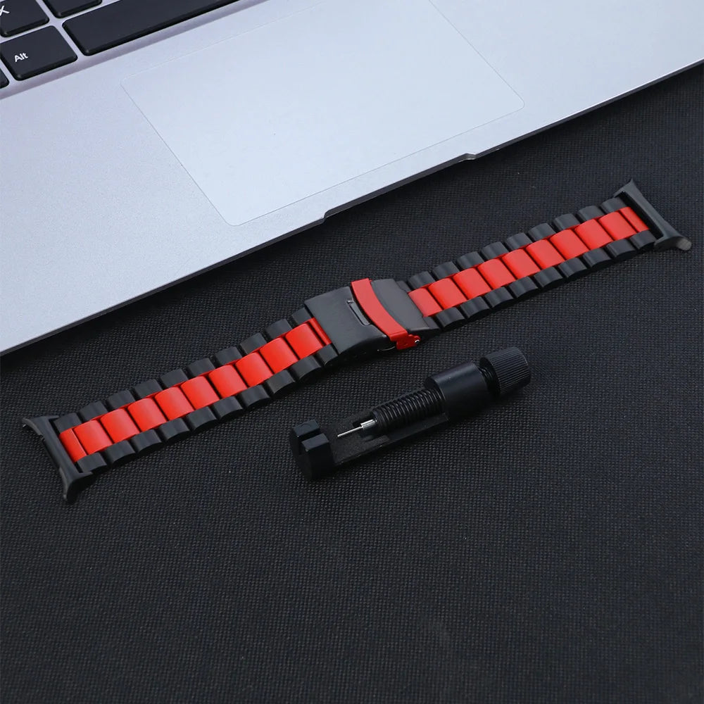 For Samsung Galaxy Watch Ultra Band Stainless Steel Bracelet For Galaxy Watch Ultra 47mm Correa Metal Business Watchband