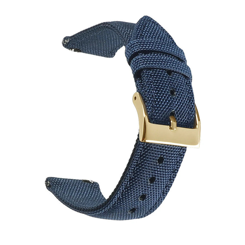 Waterproof Sailcloth Watch Band Quick Release Watch Strap 18mm 19mm 20mm 21mm 22mm 24mm Nylon Watchband for Blancpain for Omega