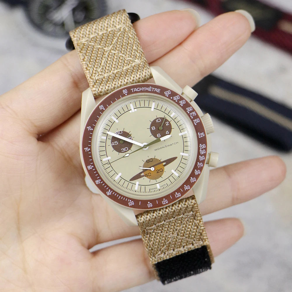 20mm 22mm Nylon Watch Band For Omega X S-watch Joint MoonSwatch Strap Quick Release Sport Watchband Bracelet for Men Women