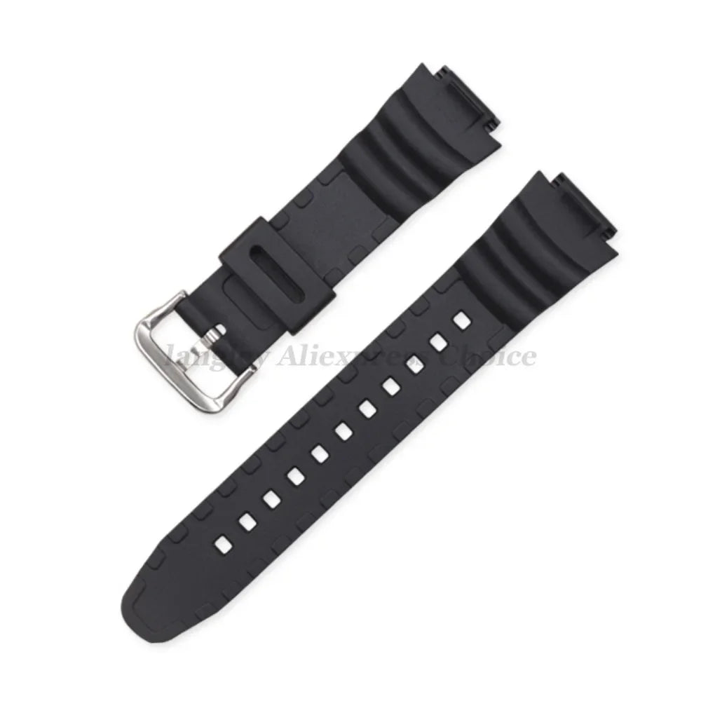 18mm Silicone Watch Strap for Casio AE1200 SGW300/400 MRW200 W218H AE1000/1300 W219 AQ-S810W Replacement Rubber Belt Wristband