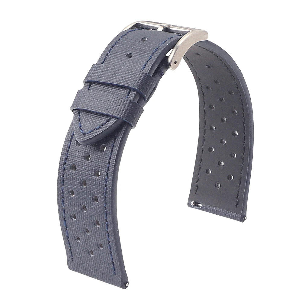 Breathable Sailcloth Watch Strap 18mm 19mm 20mm 22mm for Omega for Seiko Nylon Waterproof Men Women Quick Release Watchband