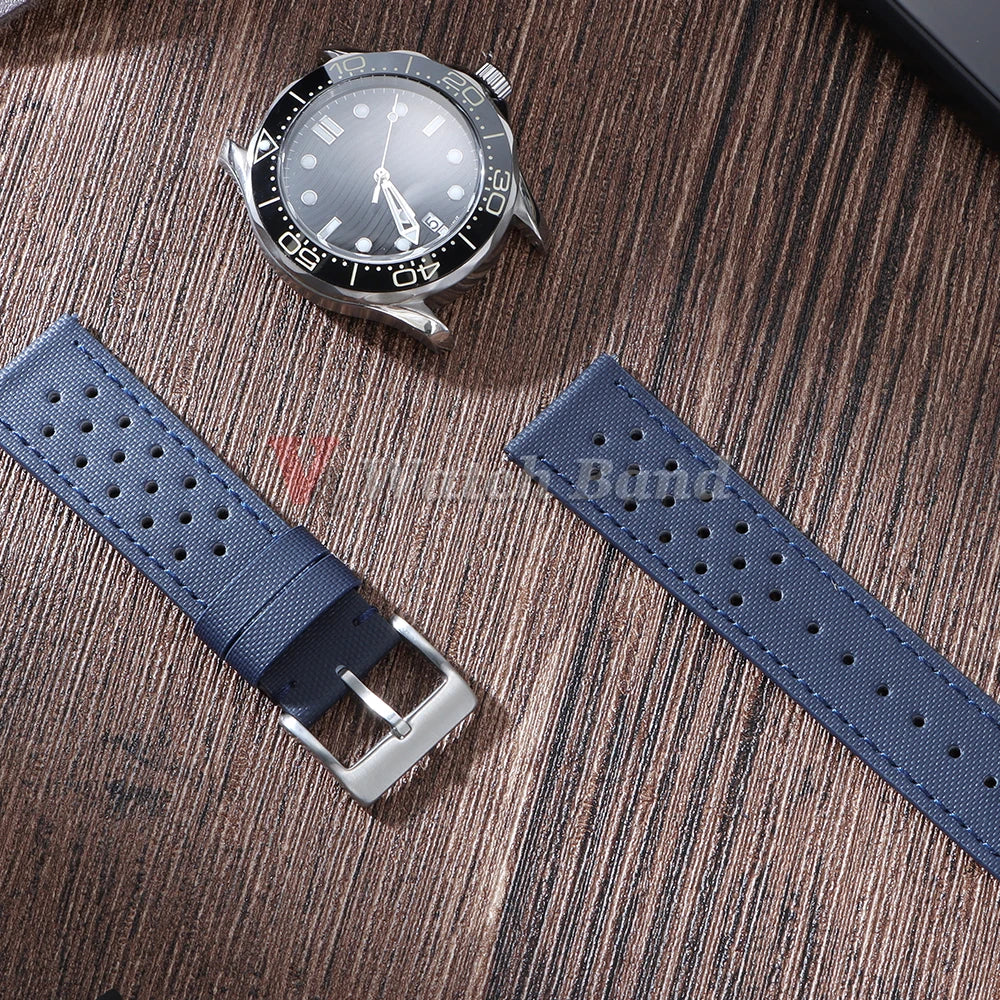 18/20/22mm Nylon Quick Release Waterproof Oxford Watchbands Sailcloth Straps for Omega for Blancpain for Seiko Watches Men Women