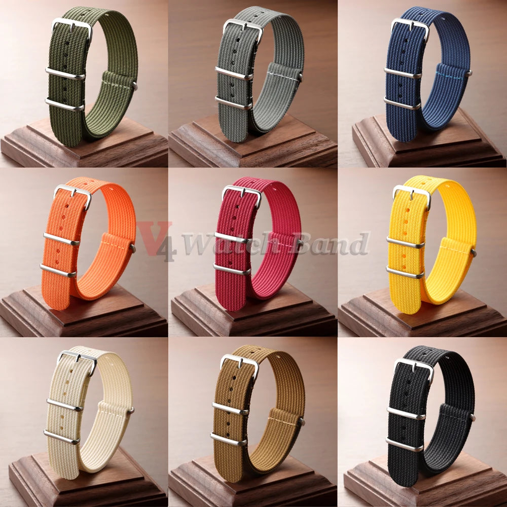 18mm 20mm 22mm Nylon Watch Strap for Tudor Green Military Casual Watchband Replacement for Seiko for Omega Sport Bracelet Belts
