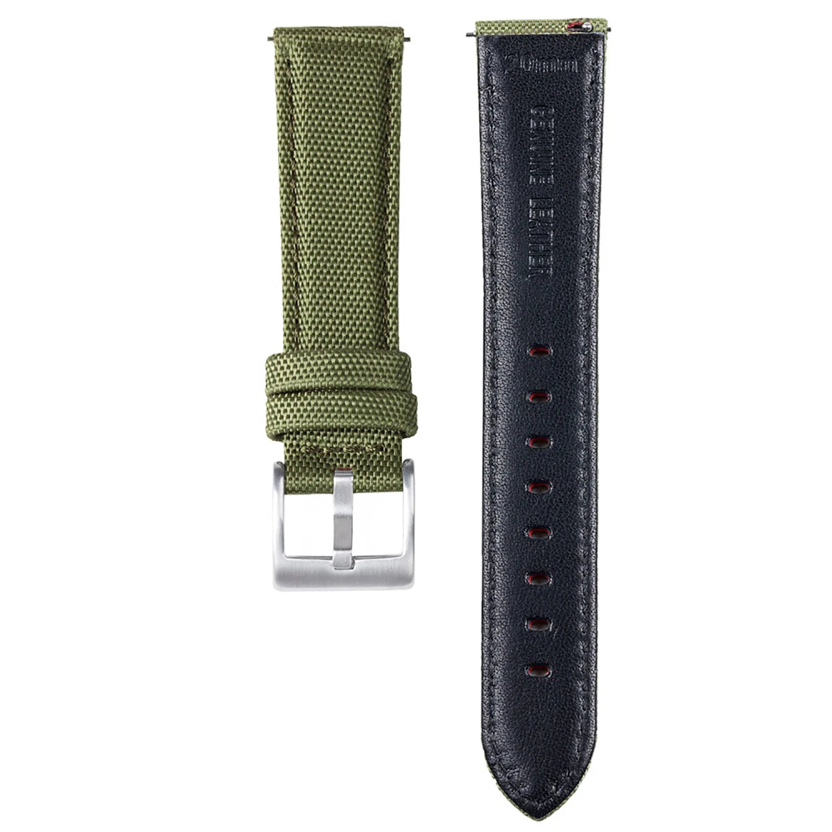 Nylon Leather Watch Strap for Seiko 22mm 20mm for Omega Belt for Casio Quick Release Watchband for Samsung Galaxy Watch 42/46mm