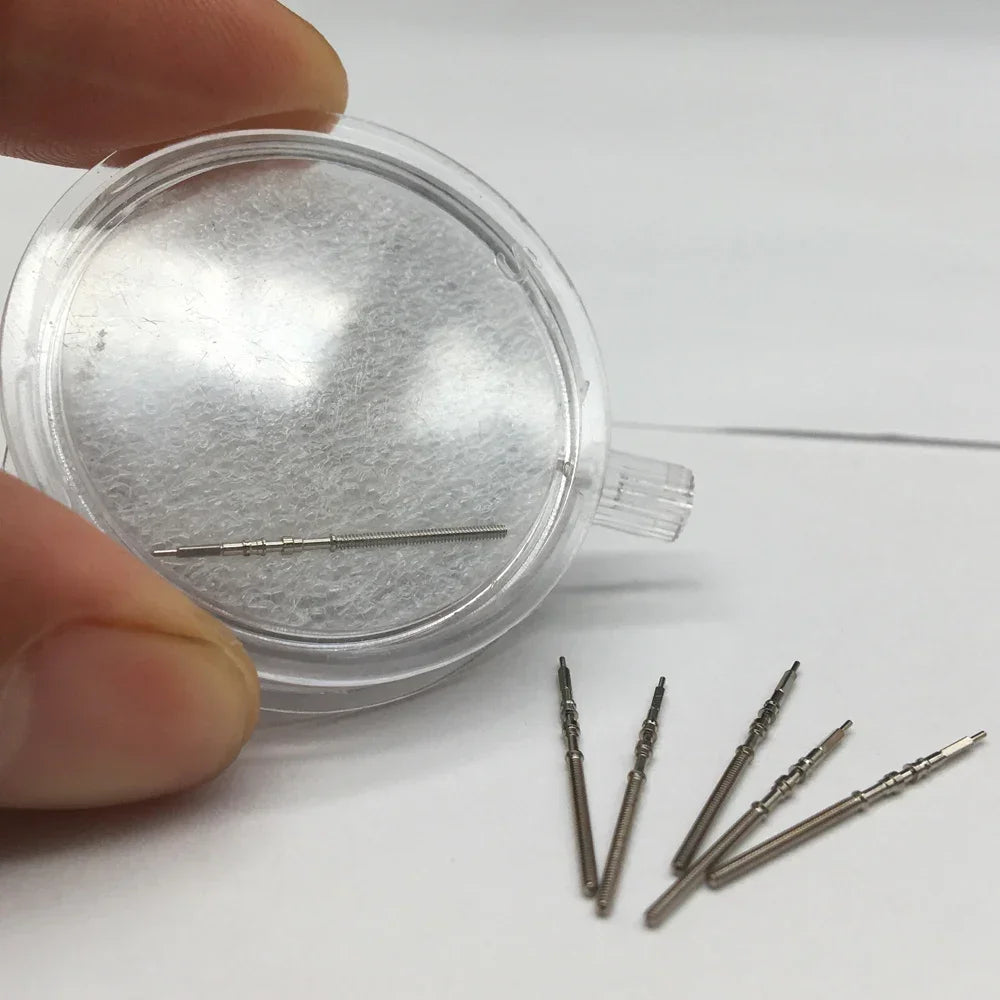 5pcs Watch Nh35a Movement Stem for SEIKONH35A NH36A Modification Replacement Parts Spare Stems Winding Stem Watch Movement Pin