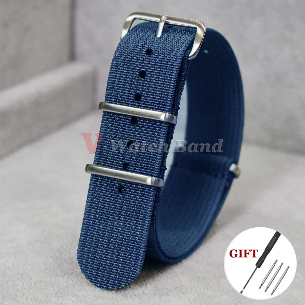 High Quality Nylon Watch Band for Omega 20mm 22mm 18mm Strap for Seiko Military Casual Watchband Army Sport  Bracelet  Replace