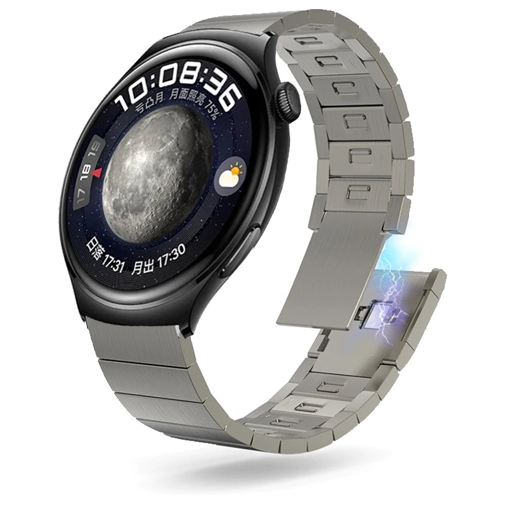 Metal Magnetic Band for Huawei Watch 4 Pro Stainless Steel Strap For Huawei Watch 4 Pro Luxury WatchBand Replacement Accessories