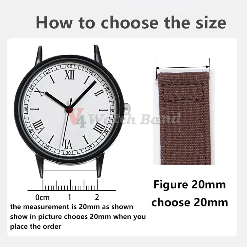 Quick Release Bracelet 18mm 20mm 22mm for Huawei Strap Braided Canvas Watch Band for Samsung Galaxy 3/4 40/44mm Classic 46/42mm