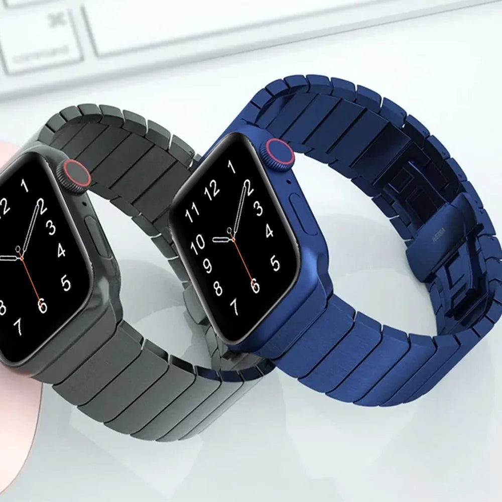 Metal Band For Apple Watch 46mm Strap Stainless Steel Watchband For Iwatch Series 11 10 Ultra 49mm 42/44/45/40mm Business Correa
