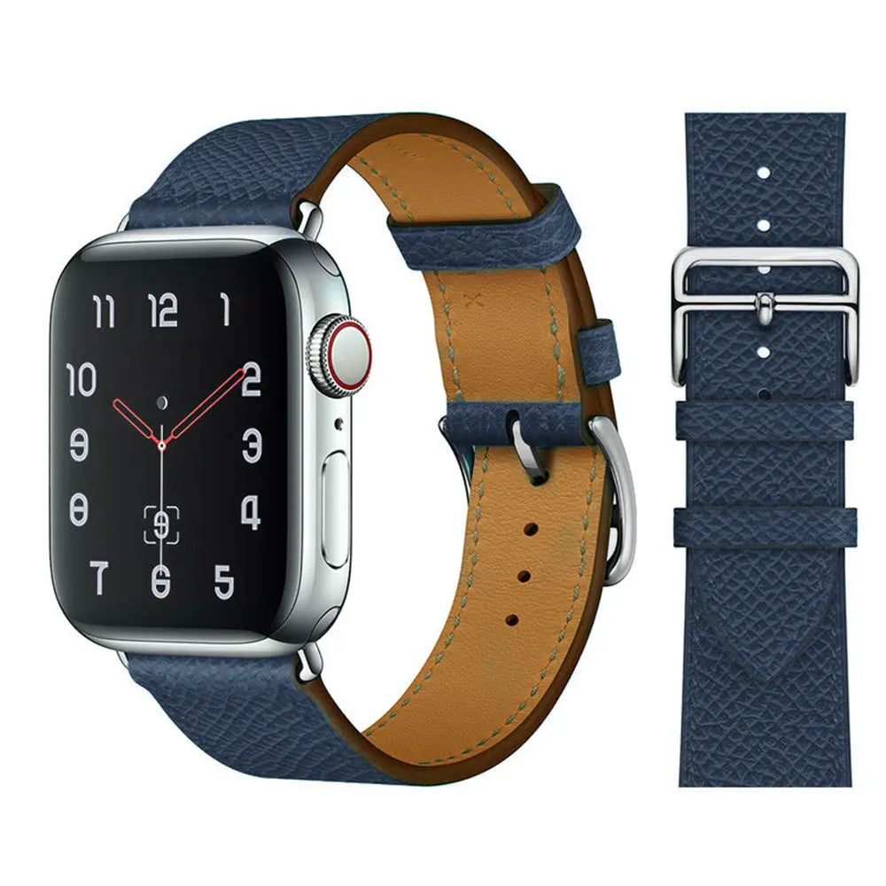 Vintage Leather Strap For Apple watch band 44mm 49mm 45mm 42mm 46mm 40mm correa bracelet iWatch series 7 8 6 SE ultra Watchband