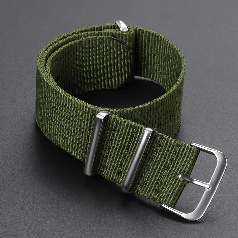 Nylon Watch Band for Omega 20mm 22mm 18mm Strap for Seiko Skx Turtle Military Watchband for Rolex Oyster Army Sport Bracelet
