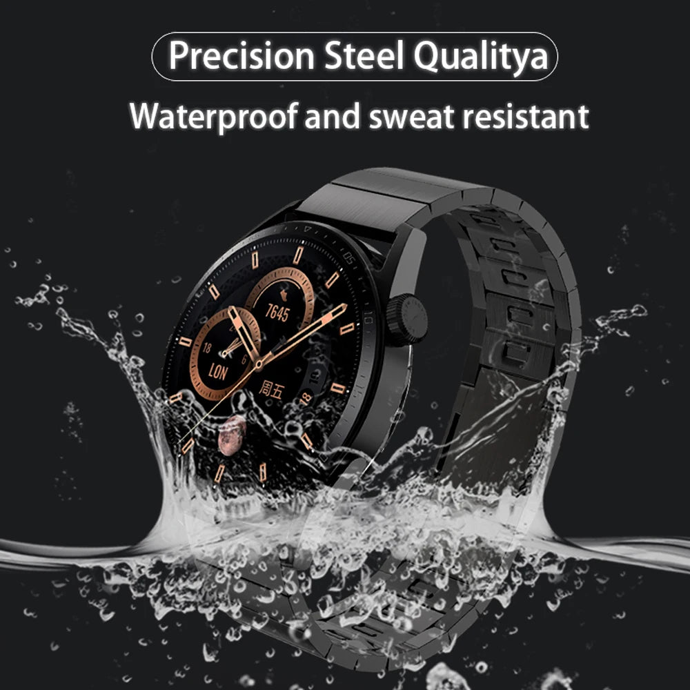 22MM Metal Magnetic Band for Huawei Watch GT 3 2 Pro 46mm 42mm 2E Stainless Steel Strap For Huawei Watch GT3  Luxury WatchBand