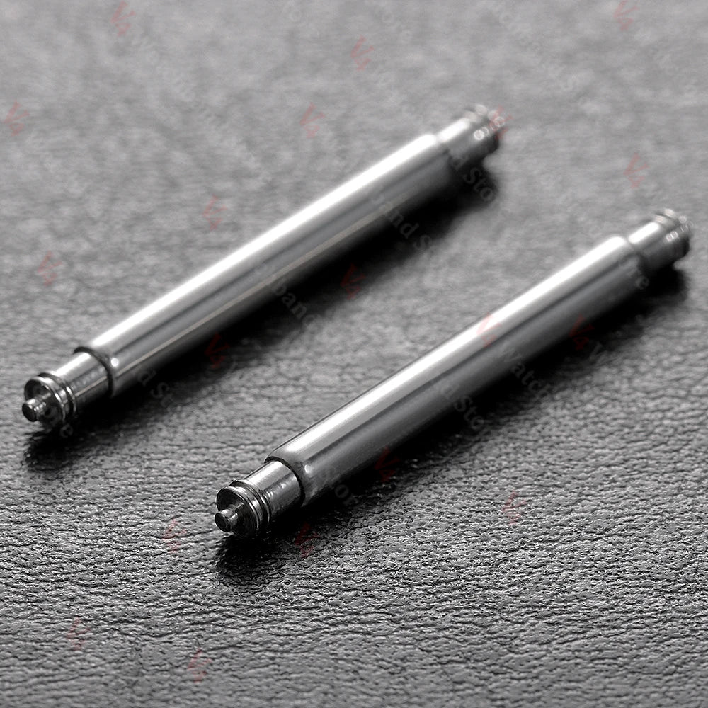 20pcs 1.5mm1.8mm 2.0mm 2.5mm Diameter Watch Band 16/18/20/22/24mm Spring Pin Watch Repair Tool Metal Steel Spring Bars Link Pins