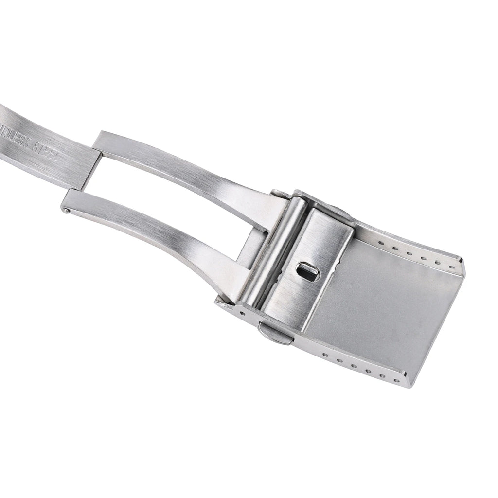 Extended Watch Buckle for Seiko Luxury Folding Safety Milled Clasp Replacement Watch Band Stainless Steel Clasp18mm 20mm 22mm