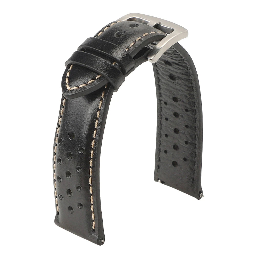 18mm 19mm 20mm 22mm Vintage Leather Watch Straps for Samsung Galaxy Watch 7/6/5 Bracelet for Seiko Quick Release Men Accessories