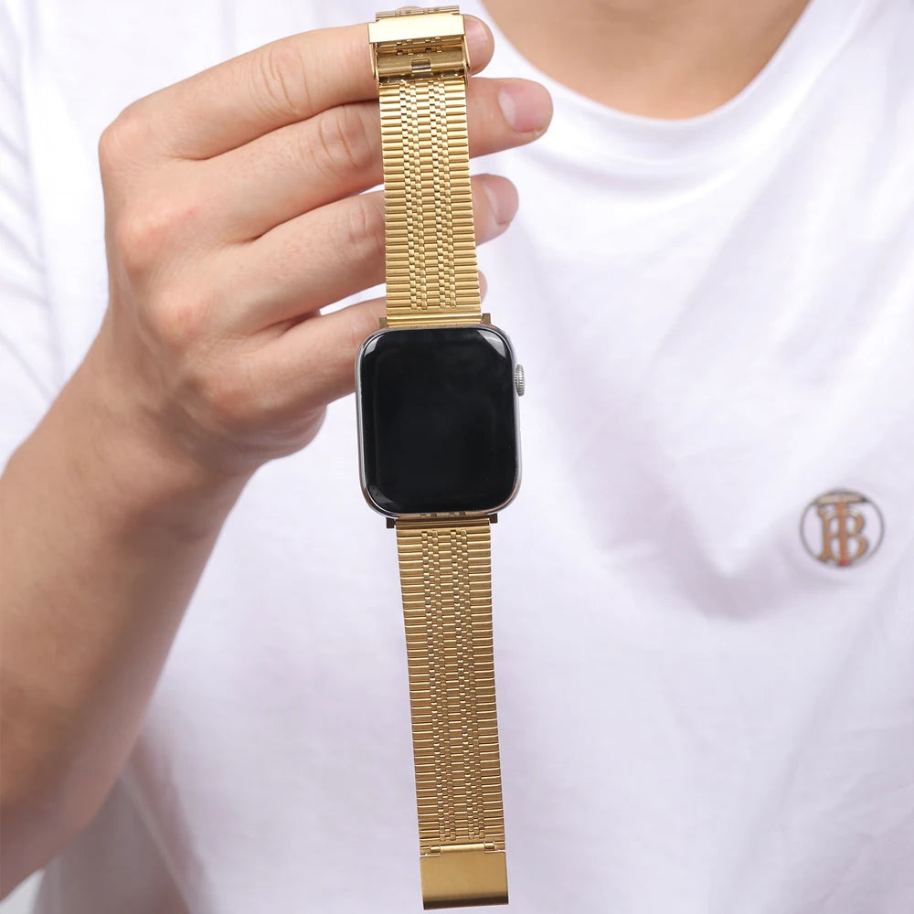 Metal Strap For Apple Watch Band 49mm 45mm 41mm 46mm 44mm Stainless Steel Correa Bracelet belt iwatch 42mm series 7 6 SE 8 Ultra