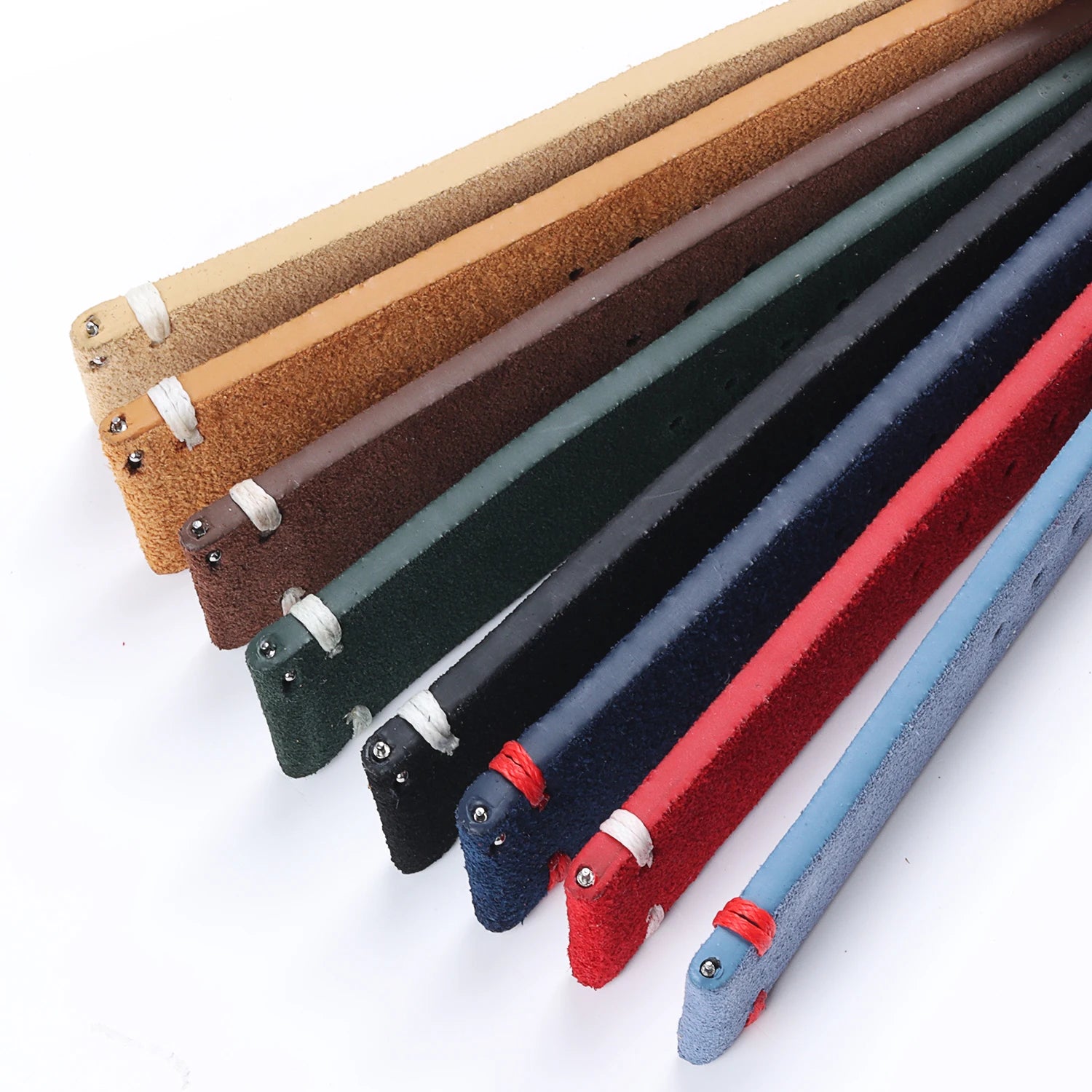 Suede Genuine Leather Watchband for Seiko Quick Release Watchband Accessories Vintage Handmade  High Quality  Strap 18 20mm 22mm