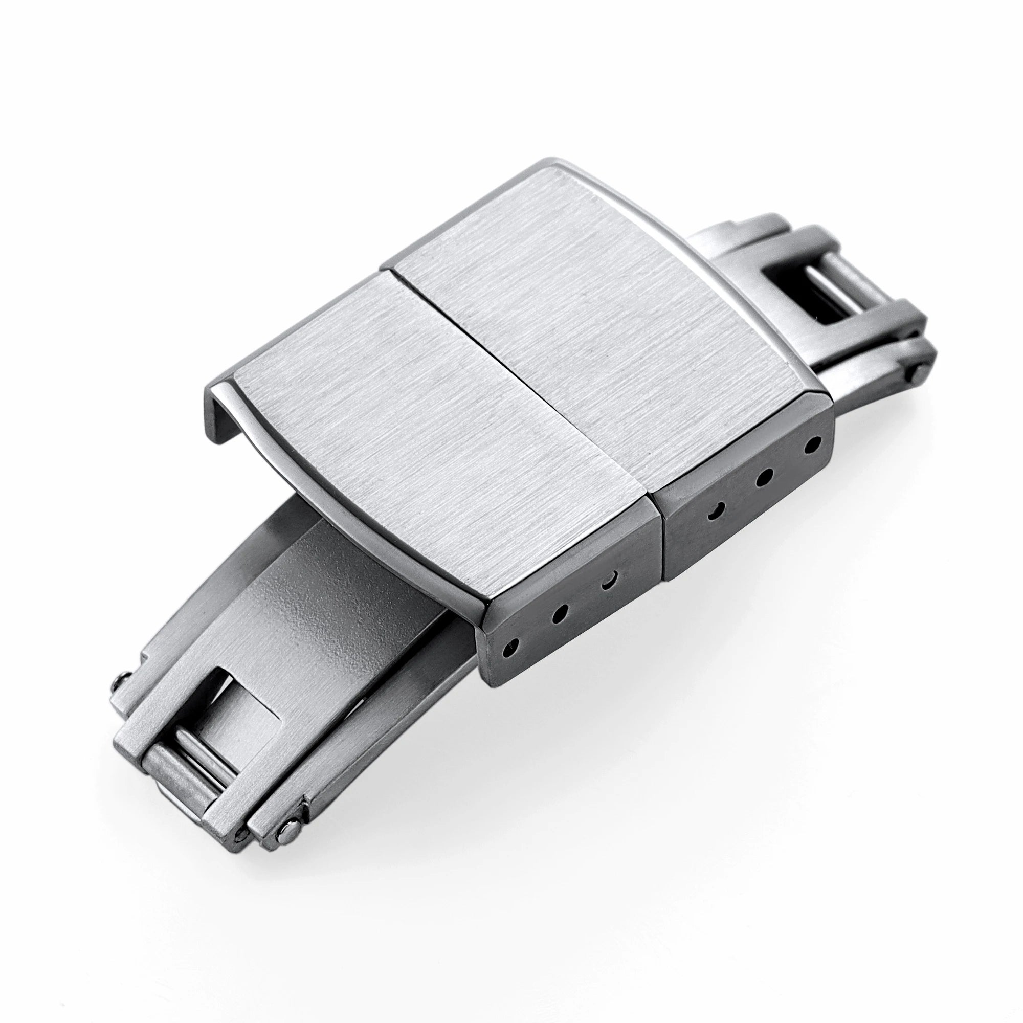 16mm 18mm 20mm Stainless Steel Watchband Buckle for Seiko Watch Double Click Butterfly Clasp Lock Button for Diving Diver Buckle