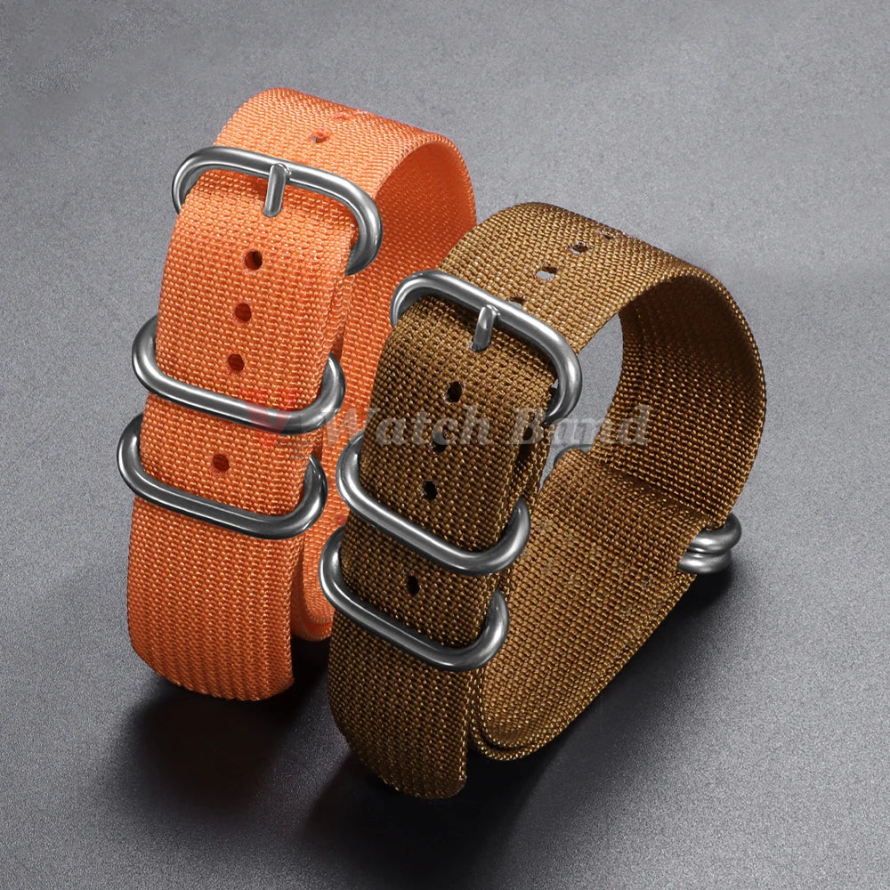 High Quality Durable Nylon Watch Band for Omega 20 22 24 18mm Strap for Seiko Military Casual Belts Army Sport Bracelet Replace