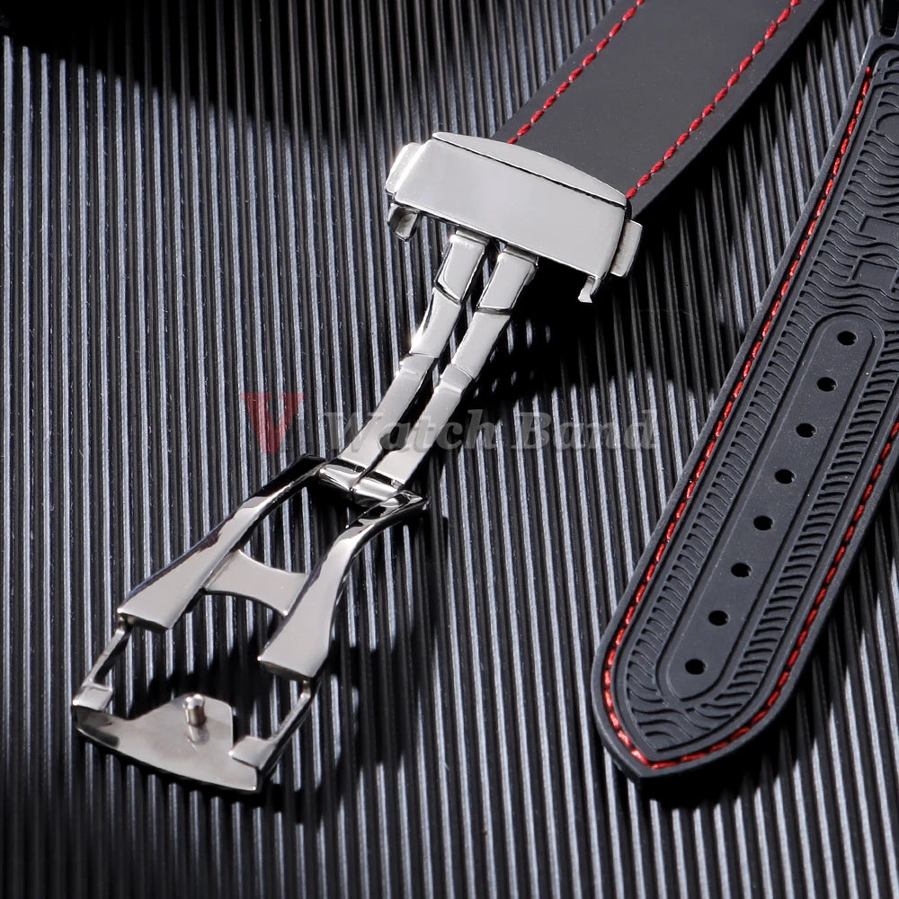 Rubber Strap for Omega Seamaster 20mm 22mm Rubber Silicone Universal Watch Band Waterproof Wrist Bracelet for Rolex for Tudor