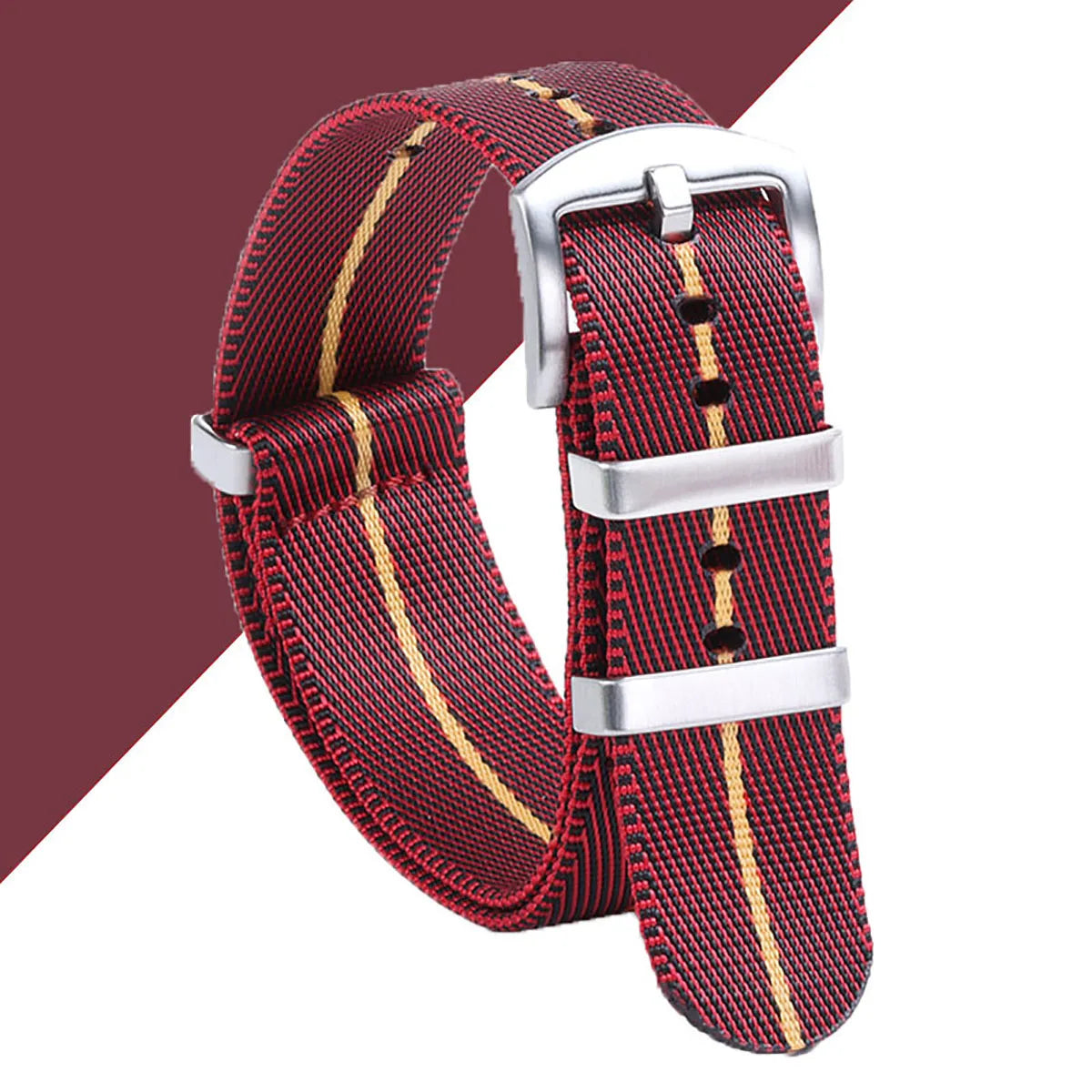 High Density Nylon Watch Band for Omega Bracelet for Huami Amazfit GTS for Seiko for Tudor Military Strap for Samsung Galaxy