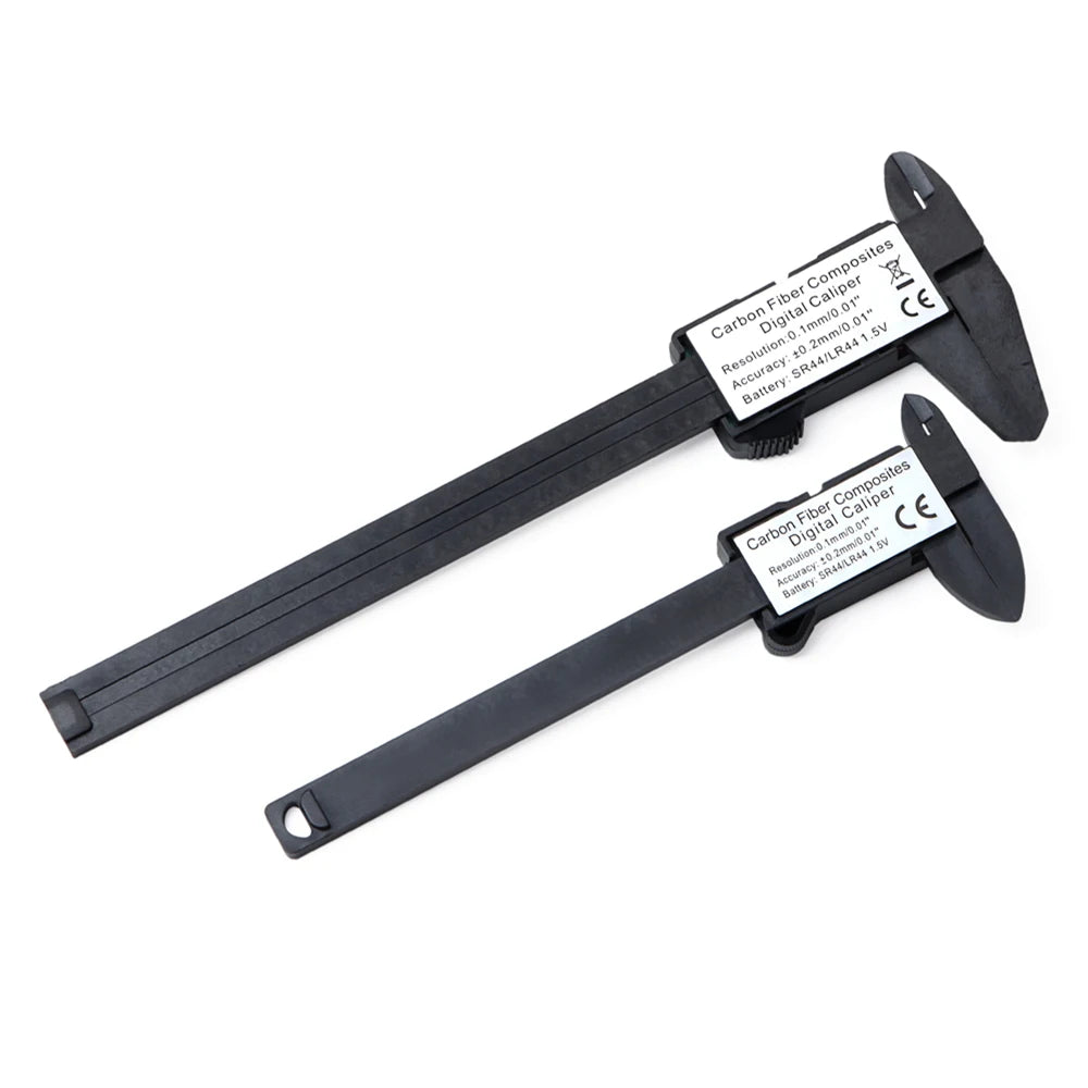 100mm 150mm Watch Electronic Digital Caliper Carbon Fiber Dial Vernier Play Caliper Vernier Ruler ForWatch Repair Measuring Tool