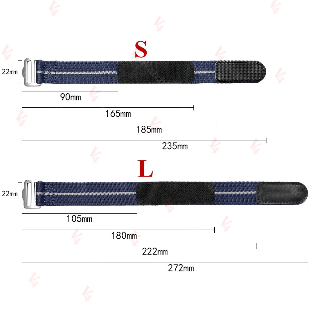 High Quality Nylon Watch Strap 20mm 22mm for Seiko for Tudor Collar Hidden FXD/Biwan/1958 Series Canvas Military Sport Men Bands