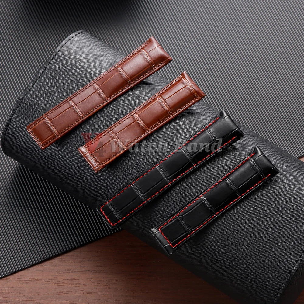 20mm 22mm 24mm Cowhide Watch Strap for Breitling Strap Waterproof Bracelet for Breitling Men Wristband Genuine Leather Watchband