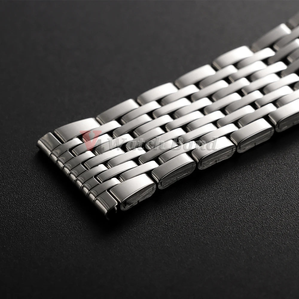 18/20/22mm Universal Adjustable Watchband for Rolex Diving Metal Belt Bracelet for Omega Solid Stainless Steel Strap for Seiko